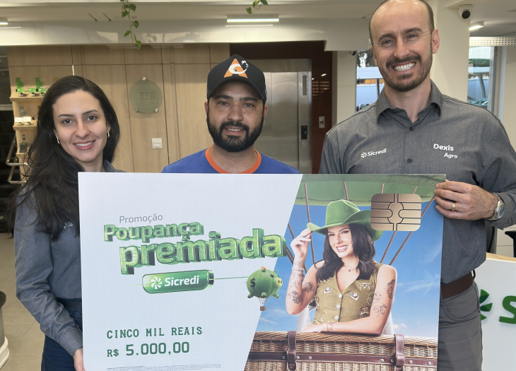 Sicredi já distribuiu mais de R$ 3 milhões em prêmios para estimular o hábito de poupar