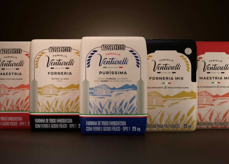 Moinho Globo lança linha Famiglia Venturelli Pro para  food service
